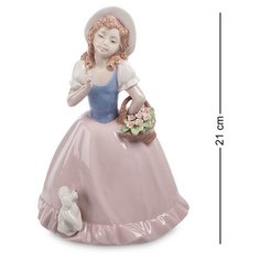 Фигурка Девочка с корзинкой CMS-20/ 8 113-103414 Pavone
