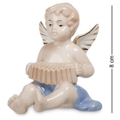 Фигурка Ангелочек-музыкант JP-14/ 7 113-106669 Pavone