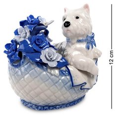 Фигурка Щенок в корзинке CMS-46/ 7 113-105267 Pavone