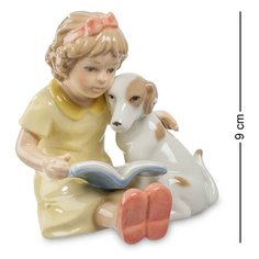 Фигурка Девочка с собачкой CMS-12/20 113-105745 Pavone