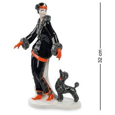 Фигурка Дама с собакой JP-38/12 113-103472 Pavone