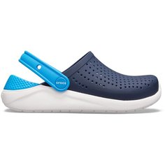 Сабо Crocs LiteRide Clog размер 31-32(J1), navy/white