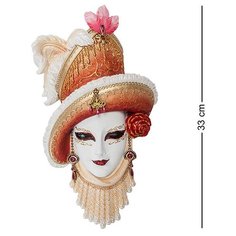 Венецианская маска Леди в шляпе WS-367 113-902963 Veronese