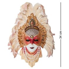 Венецианская маска Перо павлина WS-361 113-902957 Veronese