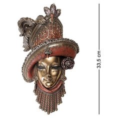 Венецианская маска Леди в шляпе WS-366 113-902962 Veronese