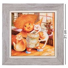 Панно керамическое Цап-царап 15х15 ANG-764 113-503792 Artangels