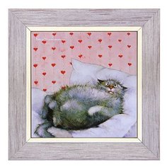Панно керамическое Любимый бегемотик 15х15 ANG-950 113-504212 Artangels