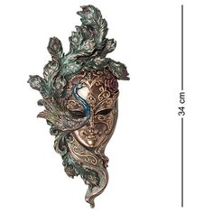 Венецианская маска Павлин WS-309 113-902242 Veronese