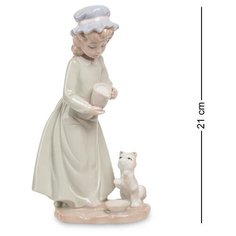 Фигурка Девочка с котенком JP-29/62 113-106184 Pavone