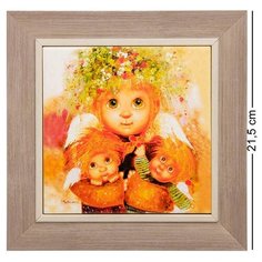 Панно керамическое Материнская любовь 15х15 ANG-413 113-502127 Artangels