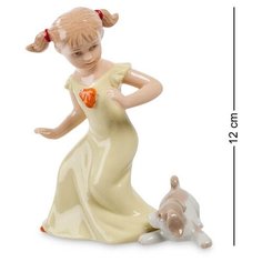 Фигурка Девочка с собачкой CMS-12/ 3 113-103183 Pavone
