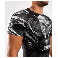 Рашгард Venum Gladiator 4.0 Black/White S/S L