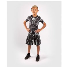Рашгард детский Venum Gladiator 4.0 Black/White S/S 12