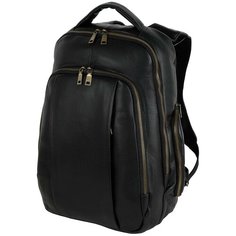 Кожаный рюкзак 21805 черный Polar