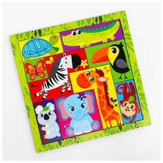 Головоломка. Тетрис для малышей "Джунгли" 4276333 Лесная мастерская