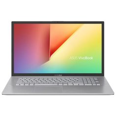 Ноутбук ASUS VivoBook 17 X712JA-AU359T (Intel Core i5-1035G1 1000 MHz/17.3"/1920x1080/8Gb/512Gb SSD/DVD нет/Intel UHD Graphics/Wi-Fi/Bluetooth/Без ОС) 90NB0SZ1-M04430, серебристый