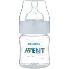Philips AVENT Бутылочка полипропиленовая Anti-colic SCF810/17, 125 мл, с рождения, бесцветный