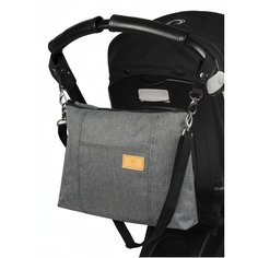 Сумка органайзер для коляски "Серый меланж" Stroller Acss