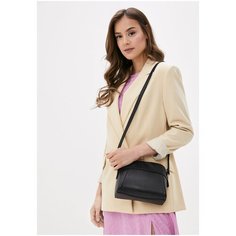 Сумка кроссбоди AFINA 421 ,натуральная кожа, черный