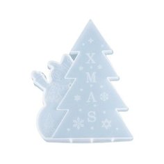 Силиконовый молд Елка с Сантой 20 см Epoximax X