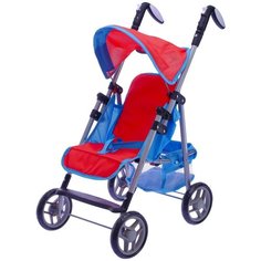 Коляска для кукол летняя, сидячая и лежачая с крышей, ручка регулируется Melobo / Melogo