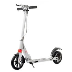 Городской самокат Urban Scooter Disk с дисковым тормозом белый