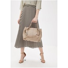 Сумка сэтчел AFINA 429 ,натуральная кожа, латте