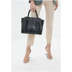 Сумка сэтчел AFINA 478 ,натуральная кожа, черный