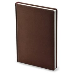 Ежедневник недатированный Velvet, А5+, 136л (коричневый) Альт