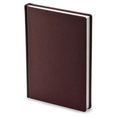 Ежедневник недатированный Velvet, А5+, 136л (бордовый) Альт