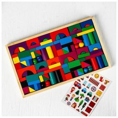 Деревянный конструктор Лесная мастерская "Городок" Набор №1 (4358135)