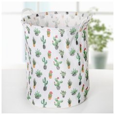 Корзина универсальная Доляна "Кактусы", 35*35*45 см