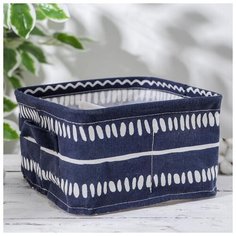 Корзина для хранения Доляна с ручками, "Тори", 4 ячейки, 20*20*11 см