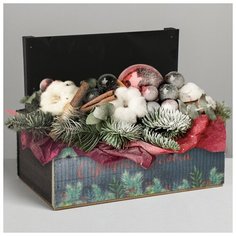 Кашпо Дарите Счастье с грифельной табличкой, "Шрифт", 24,5*14,5*14,9 см