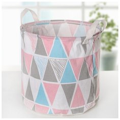 Корзина универсальная Доляна "Ромбы", 30*30*30 см