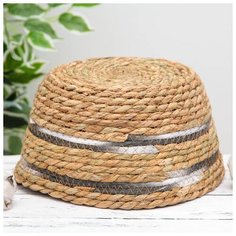 Корзина для хранения Доляна плетеная, "Миа", 28*28*11 см (5046188)