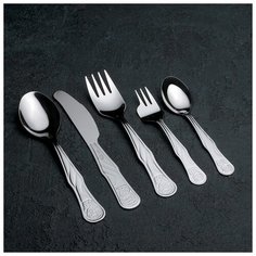 Набор столовых приборов Amet "Левушка", 5 предметов, толщина 1,2 мм Амет