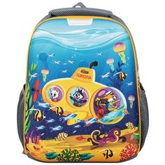 №1 School Ранец Basic Шустрики (1271130), серый