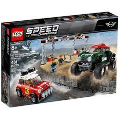 Конструктор LEGO Speed Champions 75894 Мини Купер 1967 и Мини Купер 2018