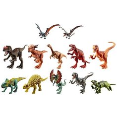 Фигурки динозавров Атакующая стая Mattel
