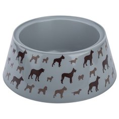Миска Альтернатива, Dogs, 0.7л, серый Alternativa