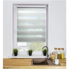 Рулонная штора "Сити" 03 (день/ночь), 110х160см. LM Decor