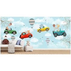 K01006 Фотообои Детские Barton Wallpapers "Тачки" 600х270 см