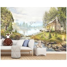 K02704 Фотообои Детские Barton Wallpapers "Цветы" 400х270 см