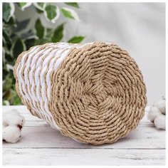 Корзина для хранения Доляна плетеная, "Элли", 14*14*12 см (5075262)