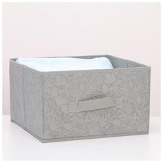 Короб для хранения Доляна "Нея", 29*29*18 см, серый (4538851)