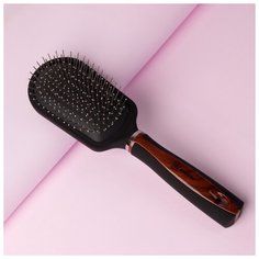 Расческа массажная Meizer цвет черный-коричневый