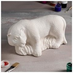 Копилка-раскраска Керамика ручной работы "Тигр", 26*12*14 см