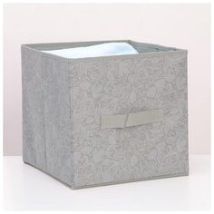 Короб для хранения Доляна "Нея", 27*27*27 см, серый (4538852)