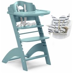 Стульчик для кормления Childhome Lambda 2 Jade Green с подушкой Angel marin